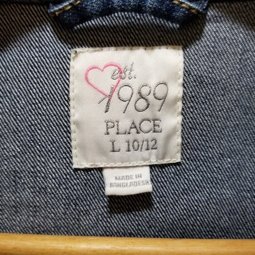 Girls The Childrens Place distressed denim Jacket - Picture 5 of 7